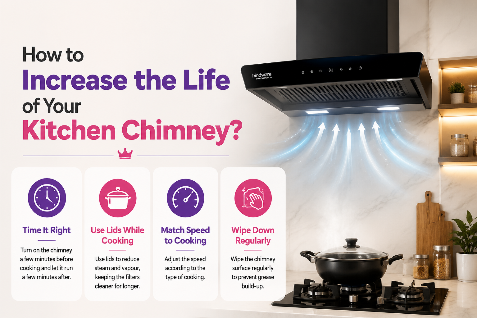 How to Increase the Life of Your Kitchen Chimney?