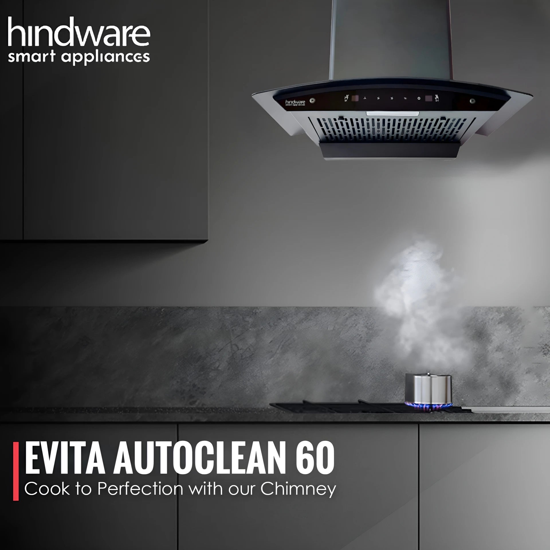 EVITA 60 Filterless Gesture Control Chimney